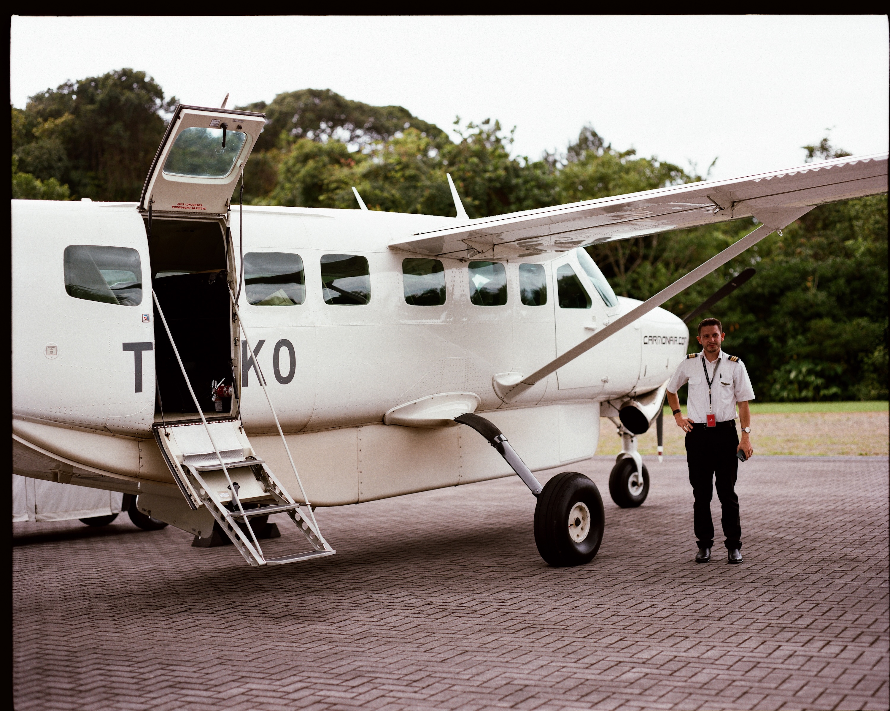 The private charter flight at Hacienda AltaGracia, Auberge Collection