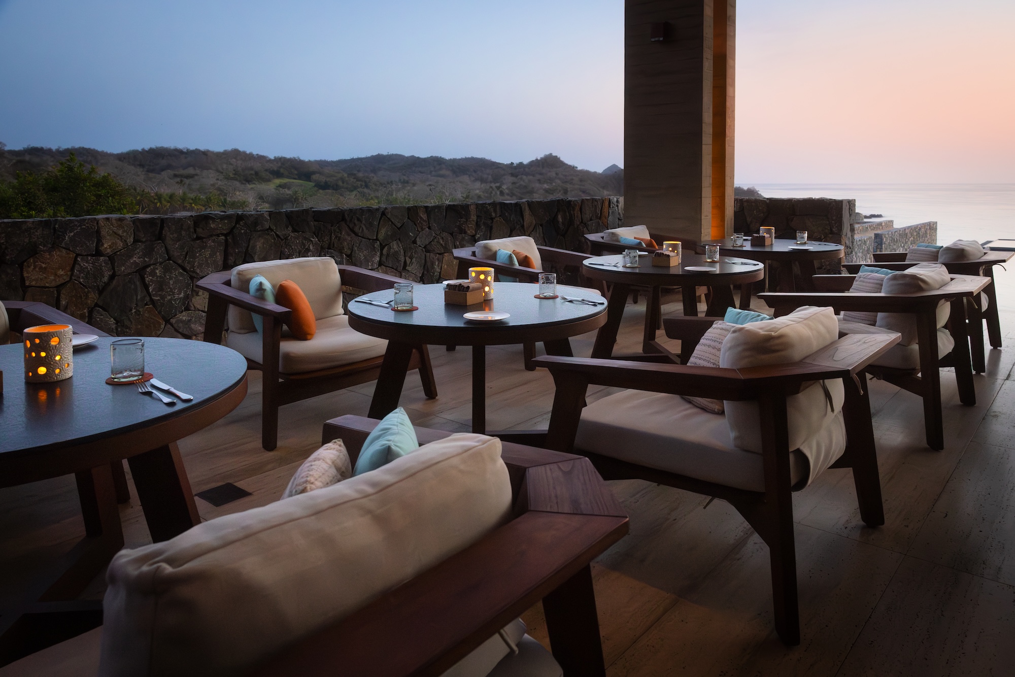 The bar terrace at Coyul at Four Seasons Resort Tamarindo The bar terrace at Coyul at Four Seasons Resort Tamarindo